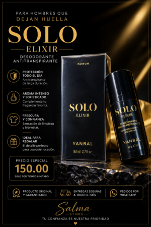 PACK SOLO ELIXIR – PARFUM + DESODORANTE YANBAL