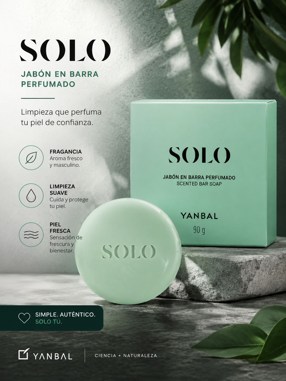 SOLO JABÓN EN BARRA PERFUMADO – YANBAL