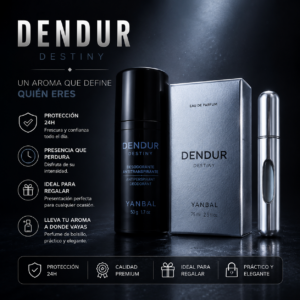 Pack DENDUR Destiny – Perfume + Desodorante + Perfumero